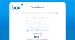 Desktop Screenshot of boxsupport.co.uk