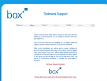 Tablet Screenshot of boxsupport.co.uk